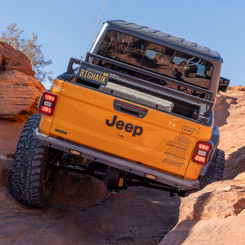 Savvy Rear Bumper (Legacy OG High Clearance Aluminum) - 2020-2026 Jeep JT
