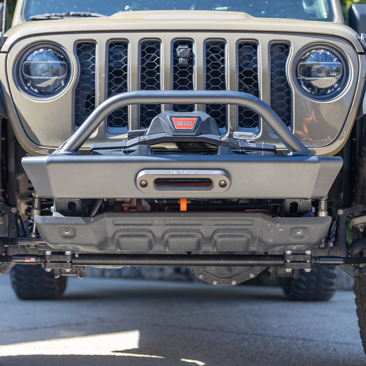 Savvy Front Bumper with Hoop (Legacy 6061 Aluminum) - 2018-2026 Jeep JL/JLU/JT