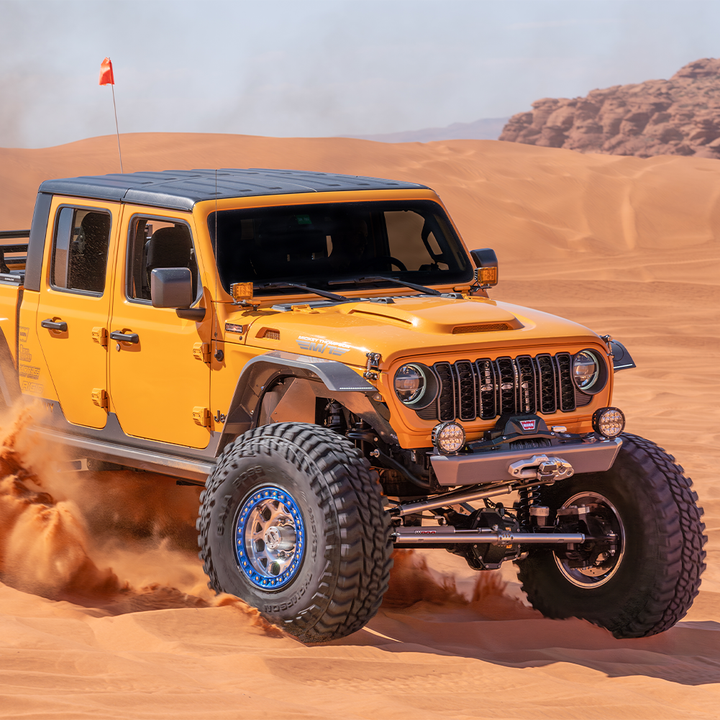 Savvy Front Bumper without Hoop (Legacy 6061 Aluminum) - 2018-2026 Jeep JL/JLU/JT