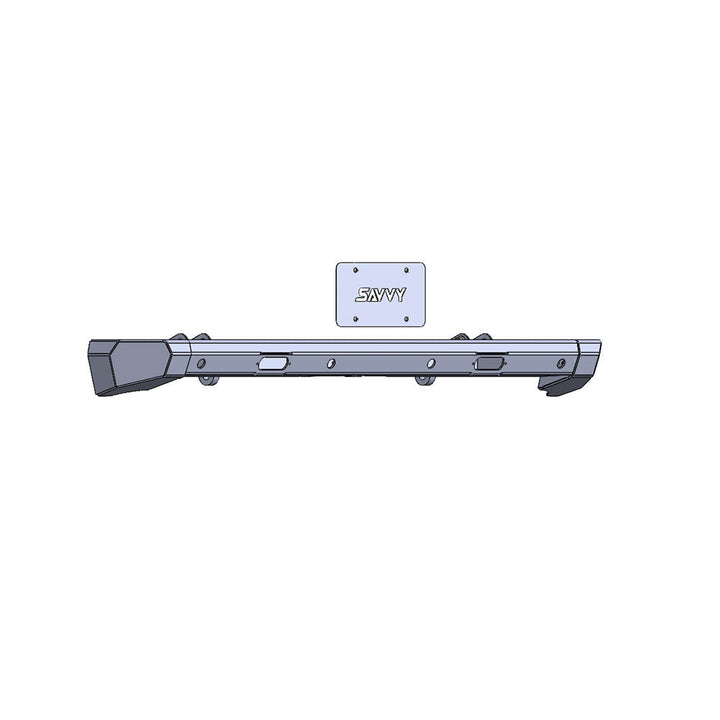 Savvy Rear Bumper (Aluminum Krawler Lite) - 2020-2026 Jeep JT