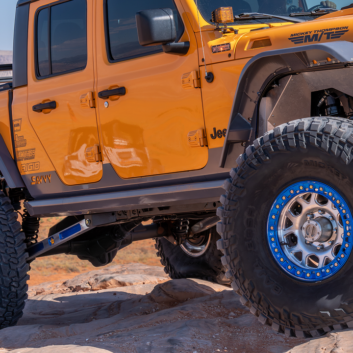 Savvy Rocker Armor Trim Kit (Lightweight Aluminum) - 2020-2026 Jeep JT