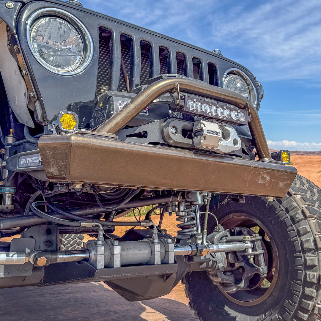 Savvy Front Bumper Skin (Legacy 6061 Aluminum) - 1996-2006 Jeep TJ/LJ