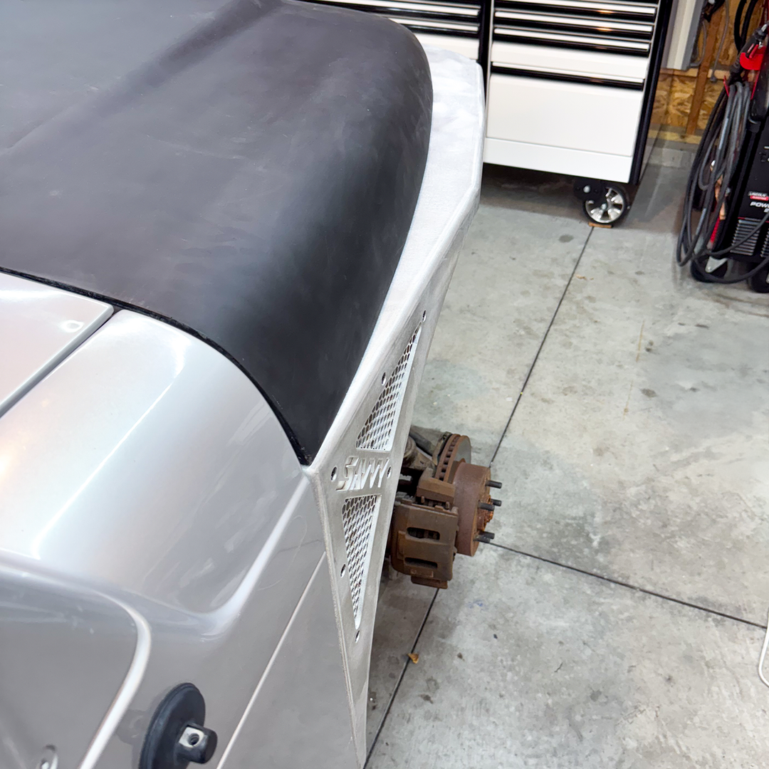 Savvy Front High Line Fenders (Legacy Aluminum) - 1997-2006 Jeep TJ/LJ