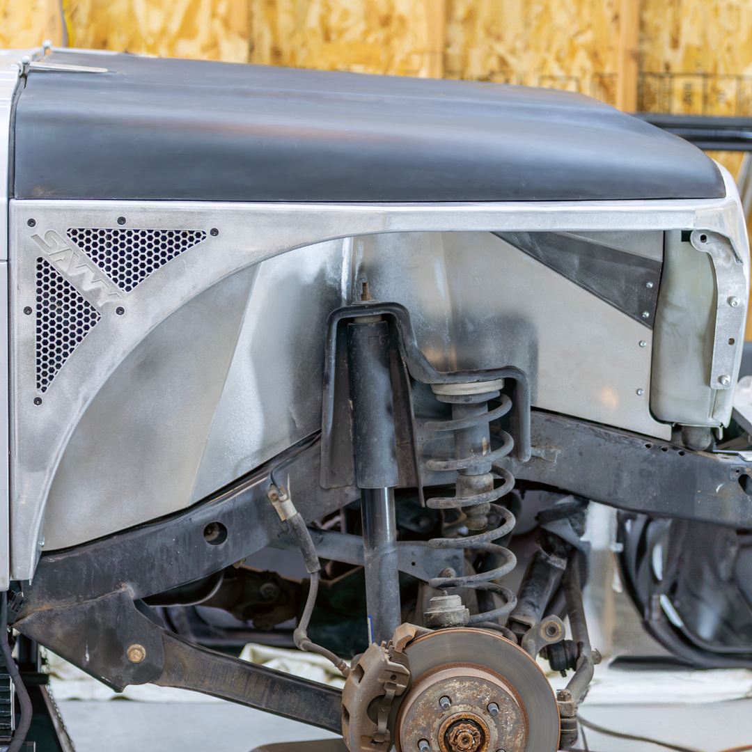 Savvy Front Highline Armor Kit (Legacy Aluminum) - 1997-2006 Jeep TJ/LJ