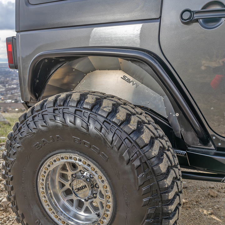 Savvy Rear Inner Fenders (High Clearance Aluminum) - 2007-2018 Jeep JK/JKU