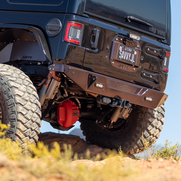 Savvy Aluminum Krawler Lite Essentials Bundle (Front & Rear Bumpers & Rock Sliders) - 2018-2026 Jeep JL 2-Door