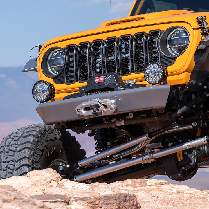Savvy Front Bumper without Hoop (Legacy 6061 Aluminum) - 2018-2026 Jeep JL/JLU/JT
