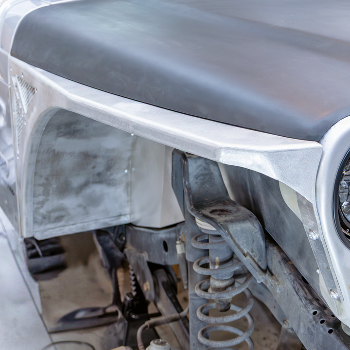 Savvy Front High Line Fenders (Legacy Aluminum) - 1997-2006 Jeep TJ/LJ
