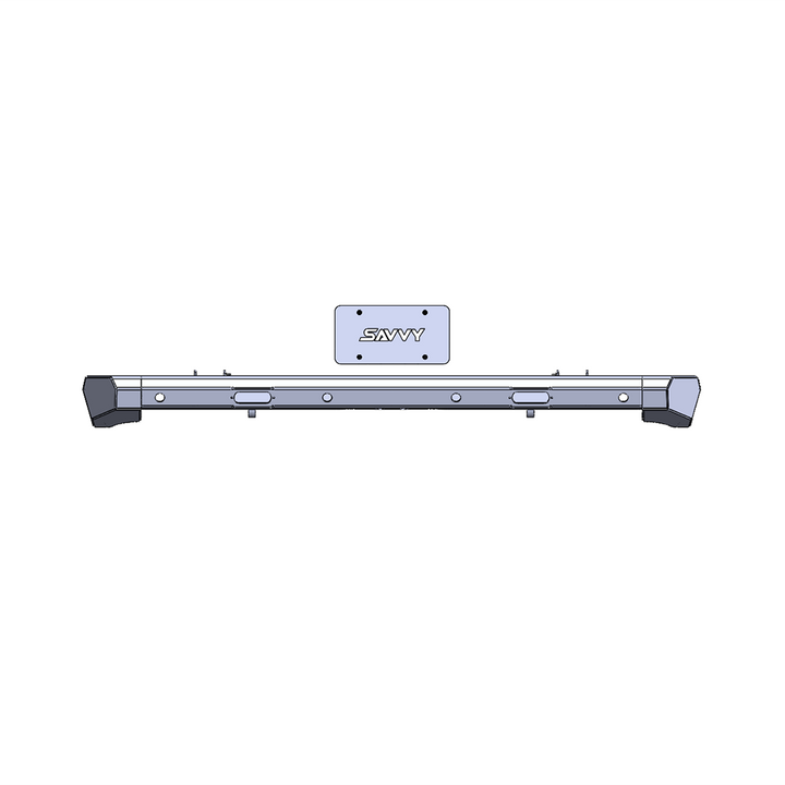 Savvy Rear Bumper (Aluminum Krawler Lite) - 2020-2026 Jeep JT
