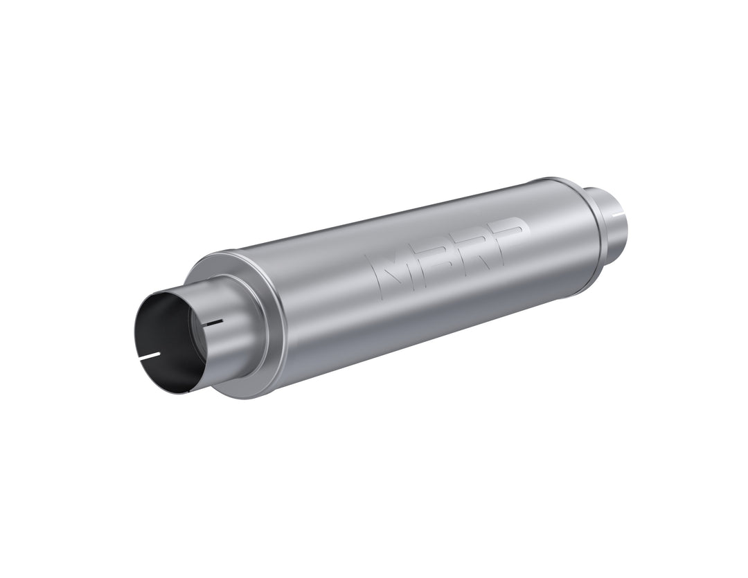 MBRP 4" Inlet/Outlet Quiet Tone Exhaust Muffler 24" Body 6" Diameter 30" Overall Aluminized Steel M1004A