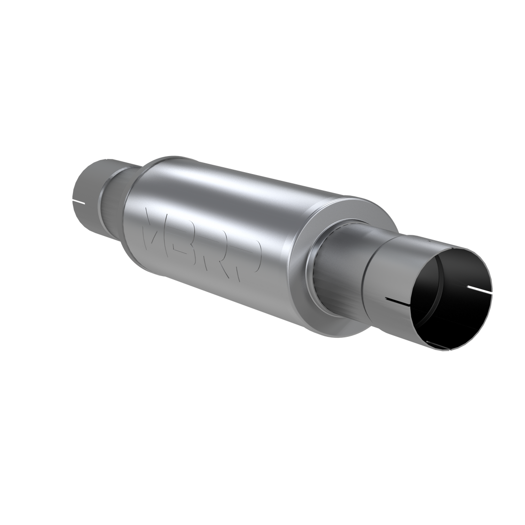 MBRP Muffler 4 Inlet /Outlet 24" Body 30" Overall Aluminized Steel M20681