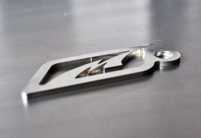 Motobilt Key Chain 2-7/8x 1" Tall Brushed Finish MB0000 | image 3