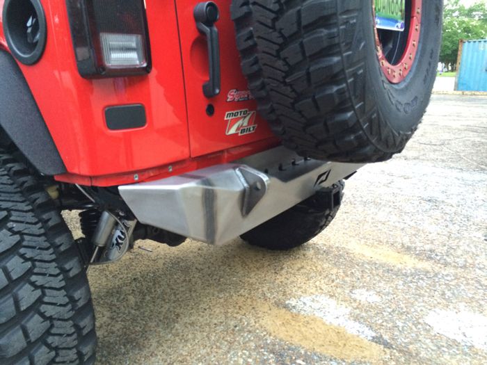 Motobilt Rear Stubby Bumper for 2007-2018 Jeep JK MB1010 | image 12