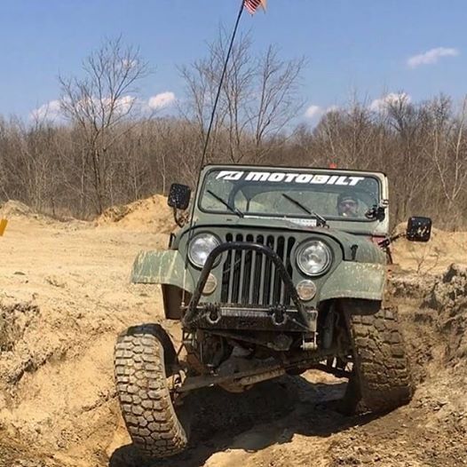 Motobilt Front Stubby Bumper with Stinger for Jeep CJ MB1015-S | image 7