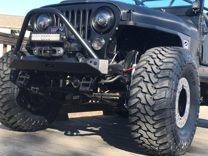 Motobilt Mid Width Front Bumper with Stinger for Jeep CJ MB1019-S | image 6