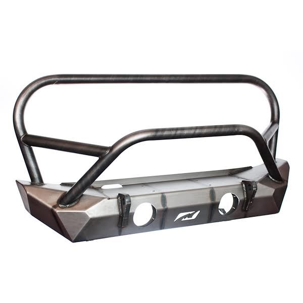 Motobilt Hammer Front Bumper with Stinger and Grille Hoop for 2007-2018 Jeep JK MB1025F-L | image 2