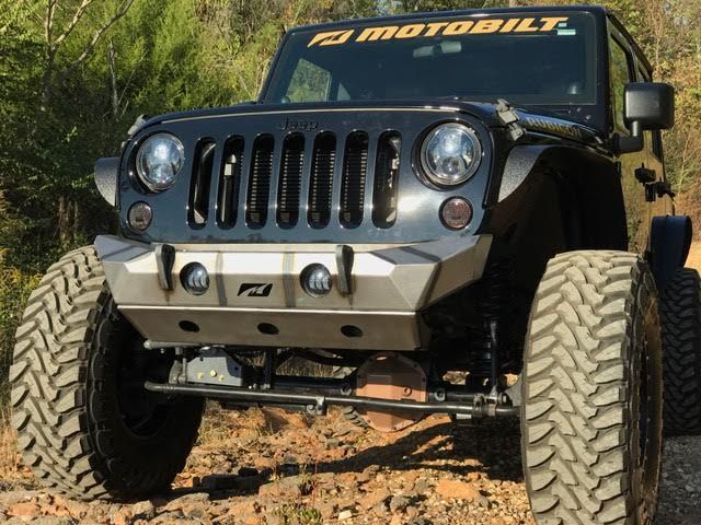 Motobilt Hammer Front Bumper Skid Plate for 2007-2018 Jeep JK MB1036 | image 5