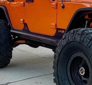 Motobilt Crusher Rocker Guards with Step for 2007-2018 Jeep JKU MB1042