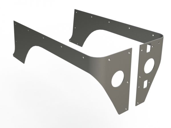 Motobilt Competition Cut Corners Pair for Jeep TJ MB1051