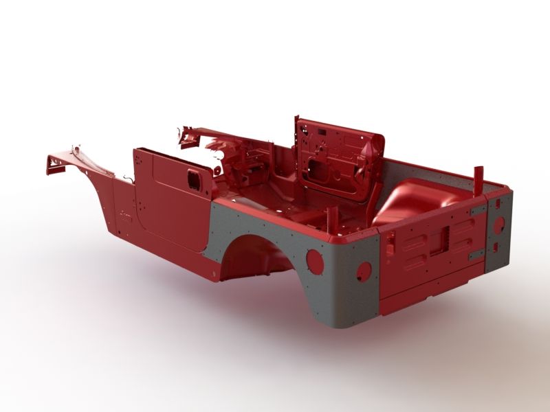 Motobilt Factory Cut Corner Guards Pair for 1997-2006 Jeep TJ MB1055 | image 2