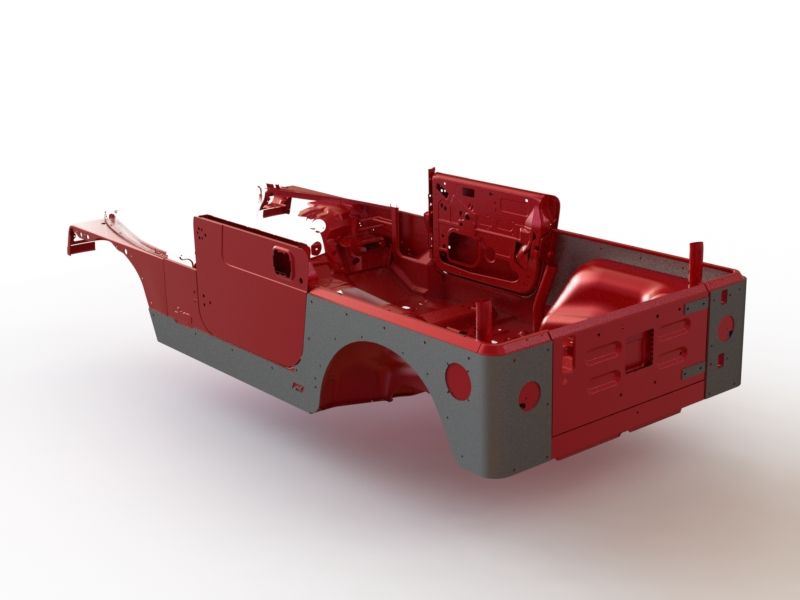 Motobilt Factory Cut Corner Guards Pair for 1997-2006 Jeep TJ MB1055 | image 3