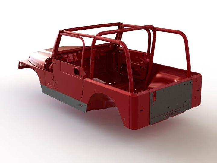 Motobilt Full Length Rocker Guards for 1997-2006 Jeep TJ MB1056 | image 2