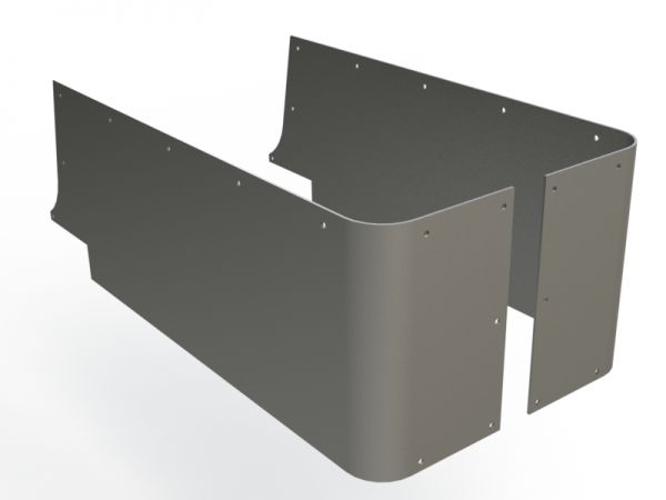 Motobilt Blank Corners Pair for Jeep CJ/YJ/TJ MB1057