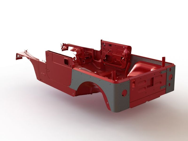 Motobilt 4" Stretch Cut Corners Pair for 1997-2006 Jeep TJ MB1058 | image 2