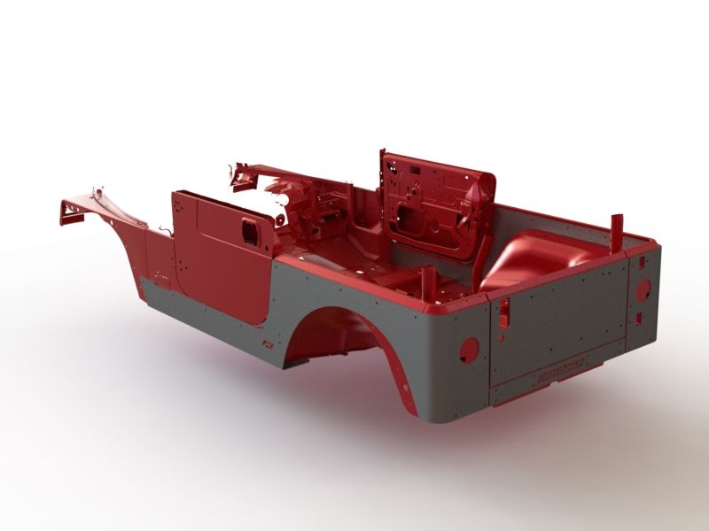 Motobilt 4" Stretch Cut Corners Pair for 1997-2006 Jeep TJ MB1058 | image 4