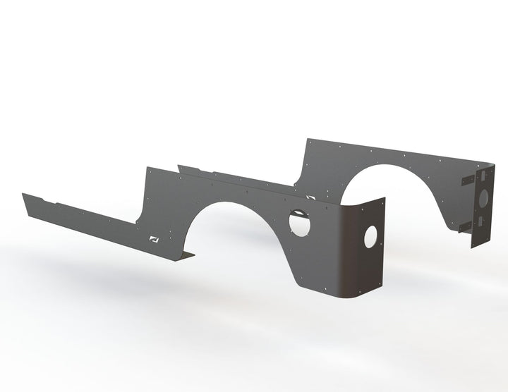Motobilt Factory Wheel Well Opening Corner Guards for 2004-2006 Jeep TJ Unlimited Pair MB1063 | image 3