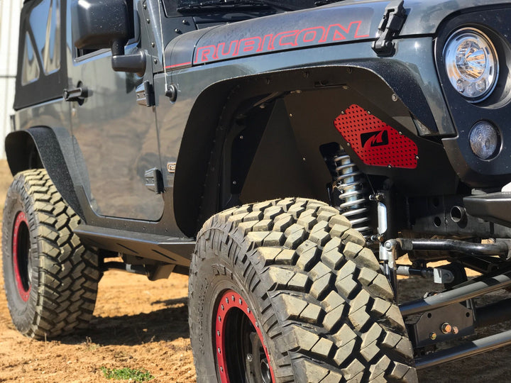 Motobilt Crusher Rocker Guards with Step for 2007-2018 Jeep JK MB1067 | image 4