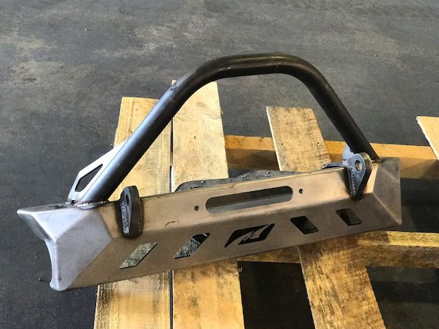 Motobilt Front Bumper with Bull Bar for Jeep YJ/TJ/LJ MB1069-B | image 2
