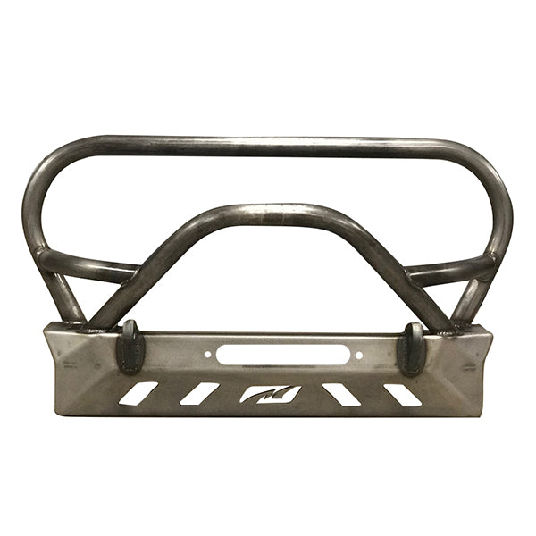 Motobilt Front Bumper with Grille Hoop and Bull Bar for Jeep YJ/TJ/LJ MB1069-L-B