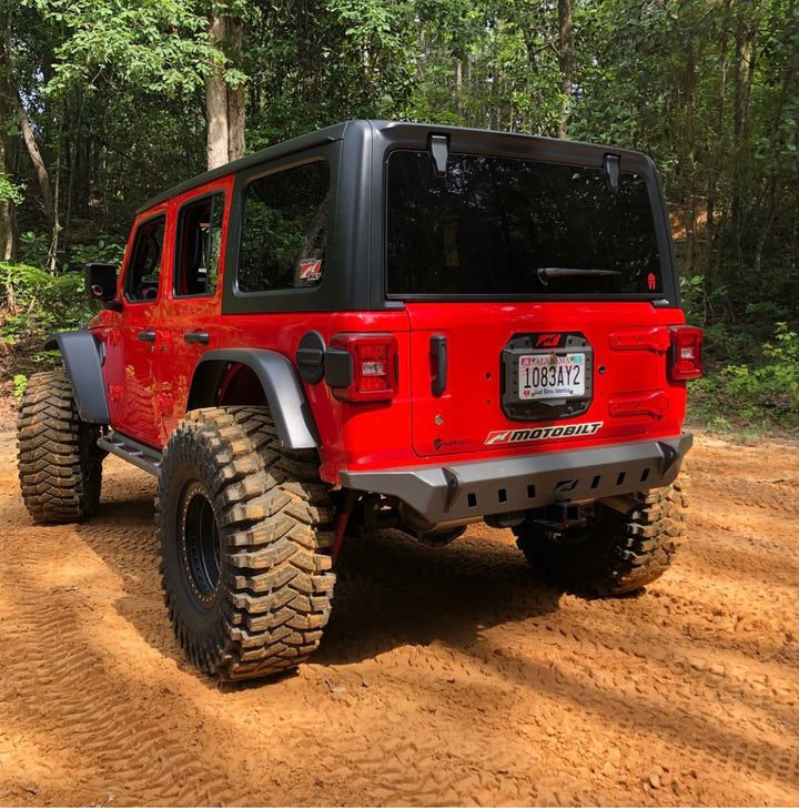 Motobilt Crusher Rear Bumper No Spare for 2018+ Jeep JL MB1079 | image 3