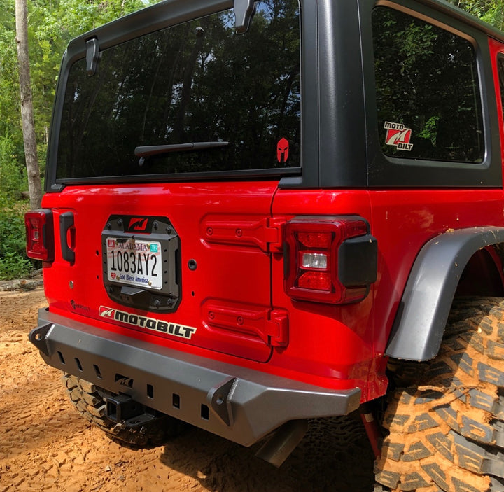 Motobilt Crusher Rear Bumper No Spare for 2018+ Jeep JL MB1079 | image 5