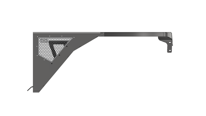 Motobilt Aluminum Front Fenders 0" Flare for Jeep TJ/LJ MB1082-0-A