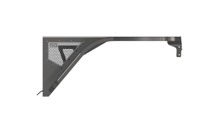 Motobilt Aluminum Front Fender 4" Flare for Jeep TJ/LJ MB1082-4-A