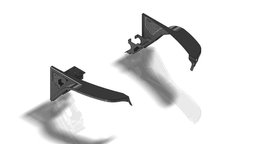 Motobilt Aluminum Front Fender 4" Flare for Jeep TJ/LJ MB1082-4-A | image 2