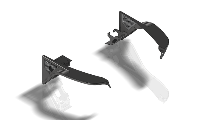 Motobilt Aluminum Front Fender 4" Flare for Jeep TJ/LJ MB1082-4-A | image 2