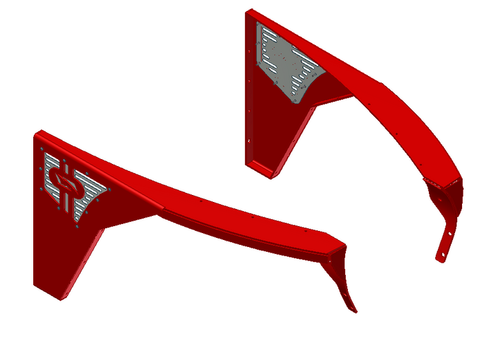 Motobilt High Line Fenders 0" Flare No Inner Fender for 1997-2006 Jeep TJ/LJ Pair MB1083-0 | image 2