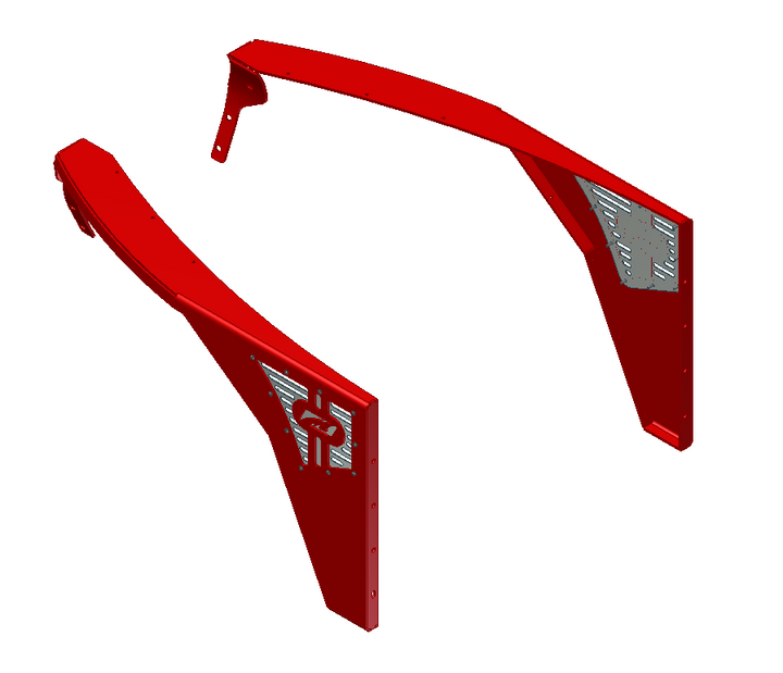 Motobilt High Line Fenders 0" Flare No Inner Fender for 1997-2006 Jeep TJ/LJ Pair MB1083-0 | image 4