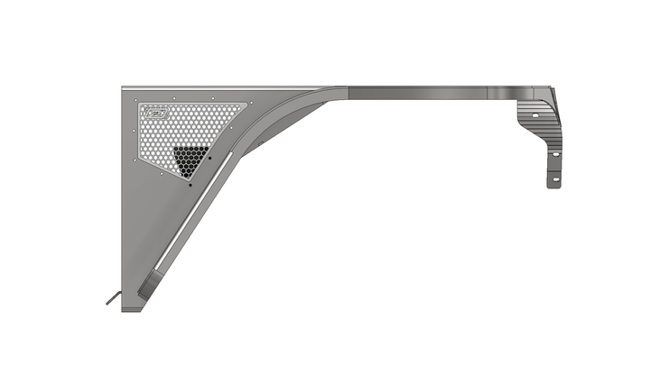 Motobilt Aluminum Highline Front Fenders 2" Flare for Jeep TJ/LJ MB1083-2-A
