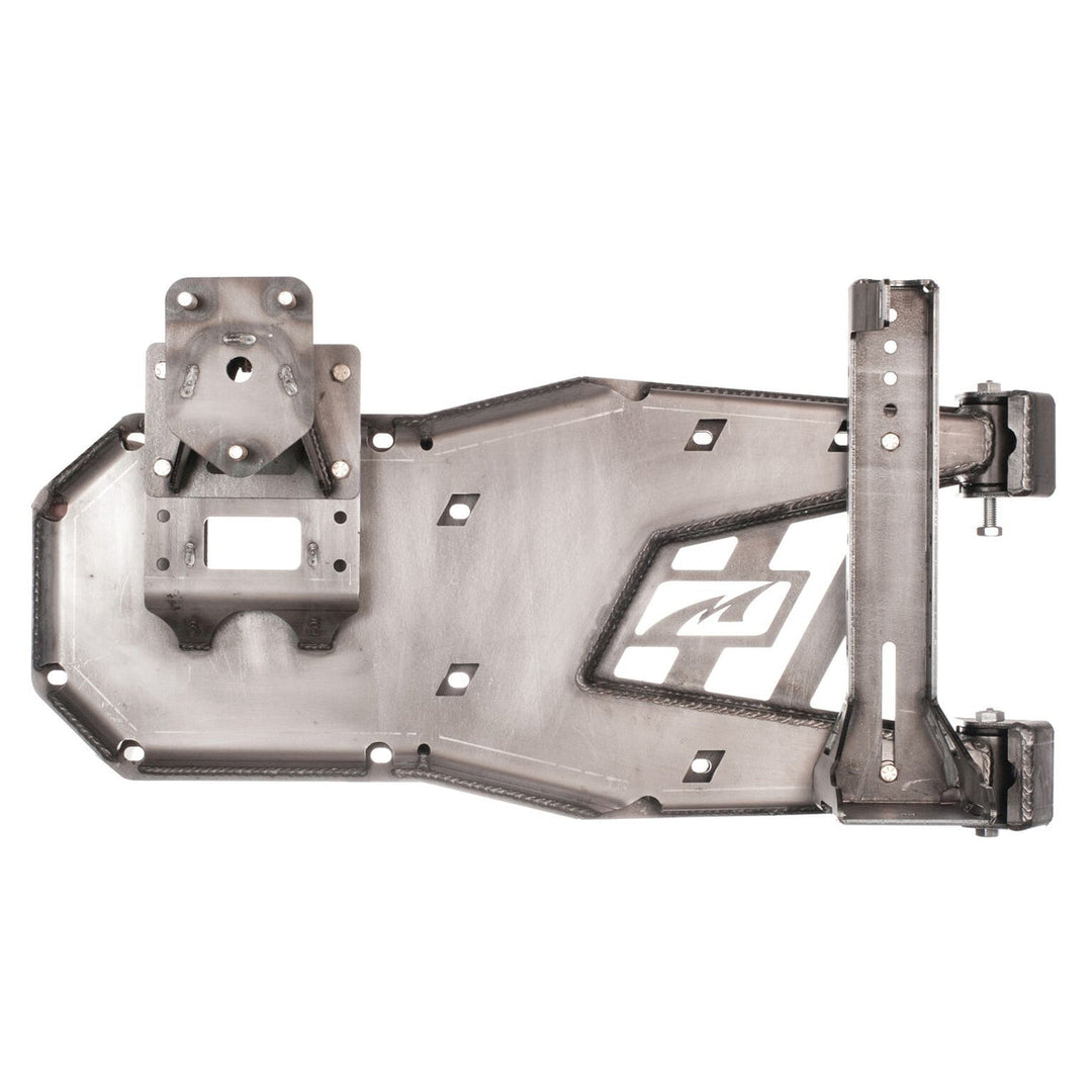 Motobilt Spare Tire Carrier 8 Lug Wheel with HiLift Jack Mount for Jeep JK/JKU MB1084-8LUG-1085