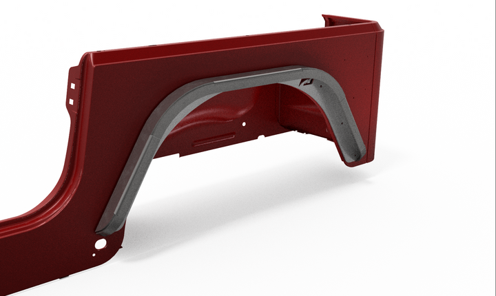 Motobilt Fenders Rear Double Arch 2" Flare Pair for Jeep TJ MB1088-2