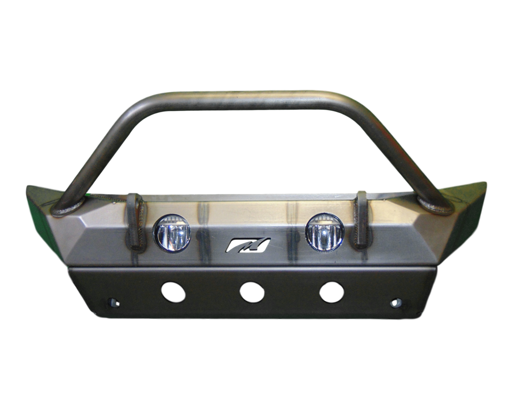 Motobilt Hammer Front Bumper with Stinger and Skid Plate for 2018+ Jeep JL/Gladiator MB1090F-S-1094