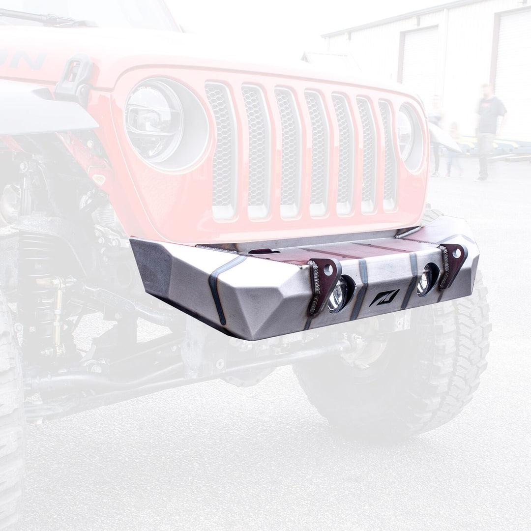 Motobilt Hammer Front Bumper with Fog Light Holes for 2018+ Jeep JL/Gladiator MB1090F | image 3