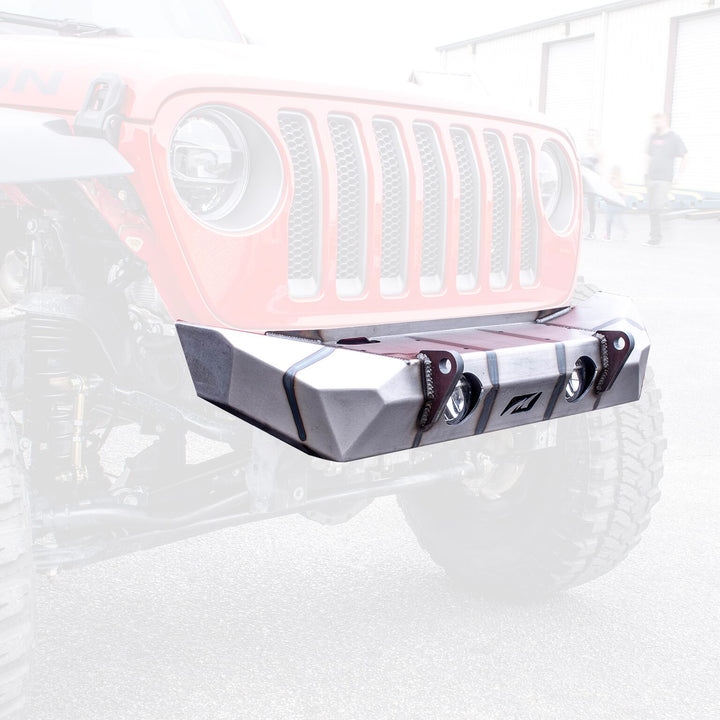 Motobilt Hammer Front Bumper with Fog Light Holes for 2018+ Jeep JL/Gladiator MB1090F | image 3