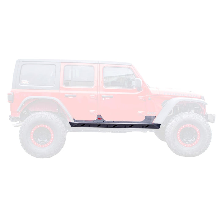 Motobilt Crusher Rocker Guards with Step for Jeep JLU 4 Door MB1096 | image 3
