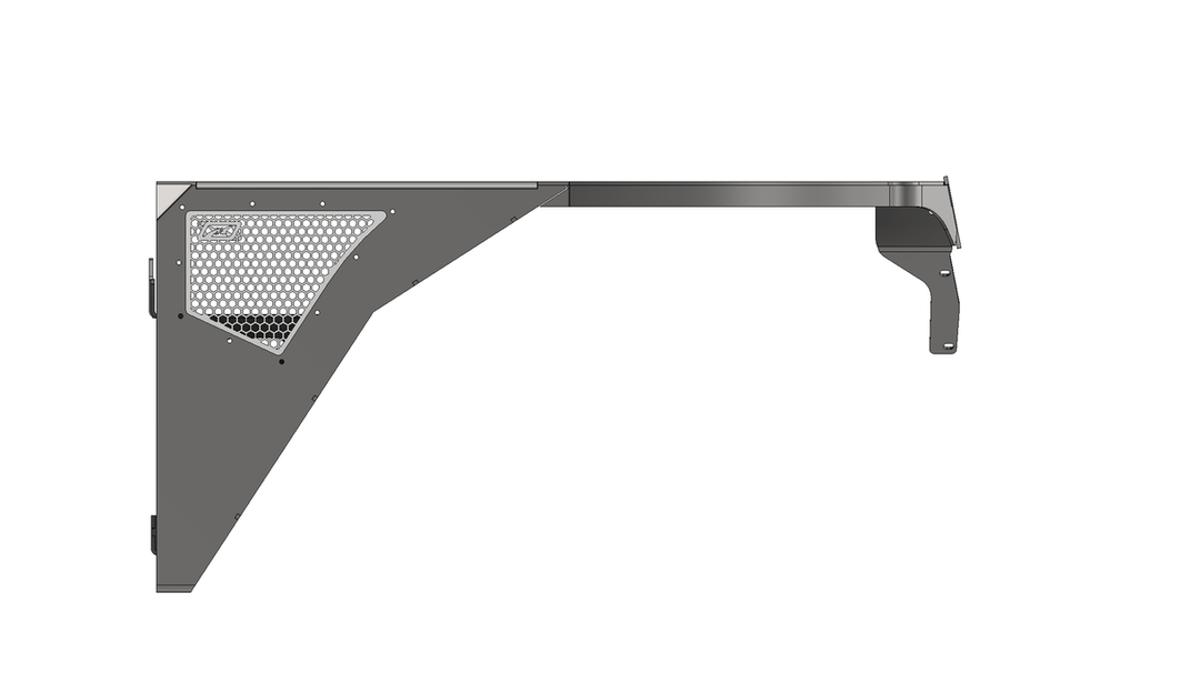 Motobilt Highline Front Fenders 0" Flare for Jeep YJ MB1208-0