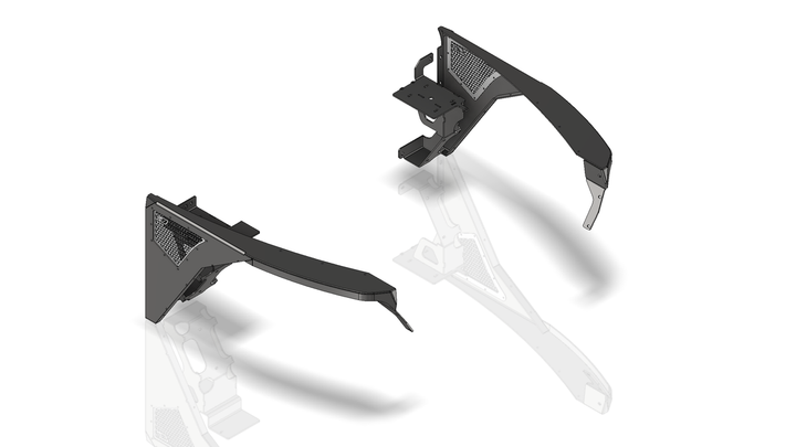 Motobilt Highline Front Fenders 0" Flare for Jeep YJ MB1208-0 | image 2